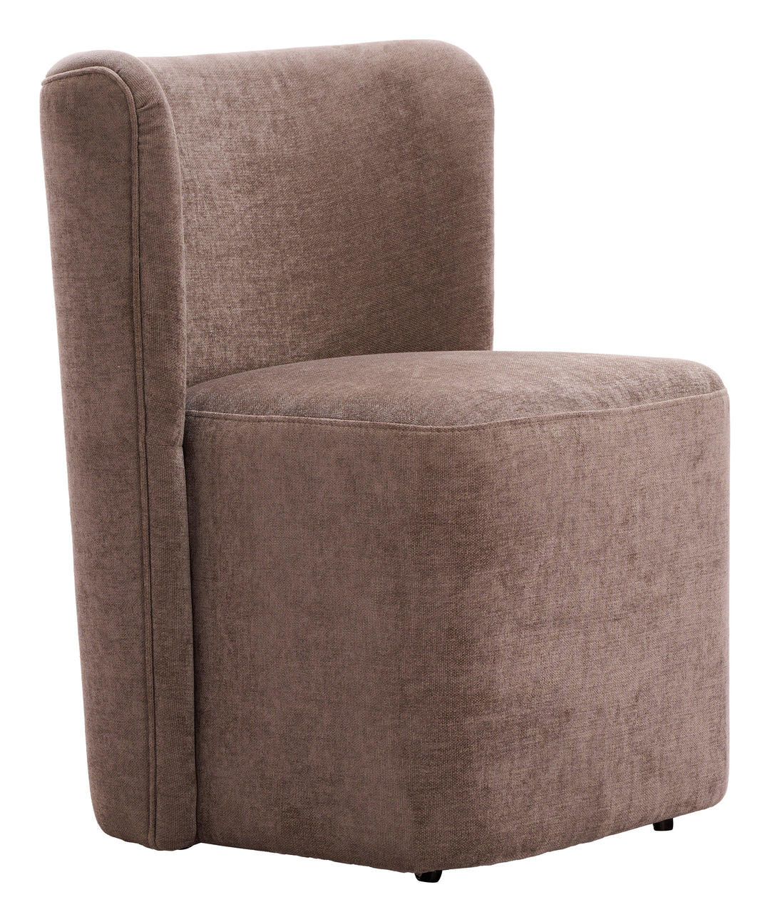 Bambun Dining Chair with Wheels Taupe