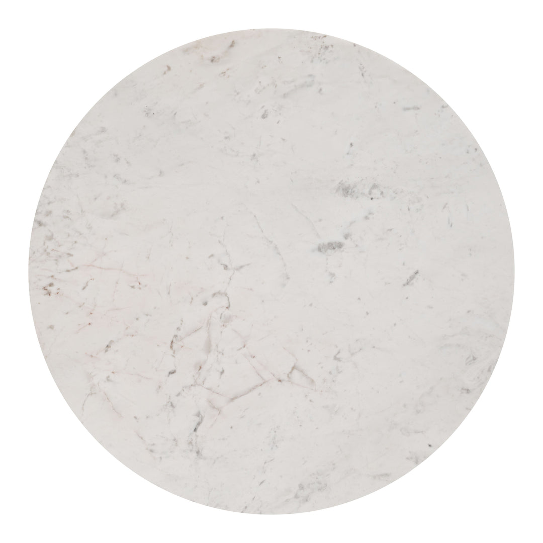 Ithaca Dining Table White & Gold