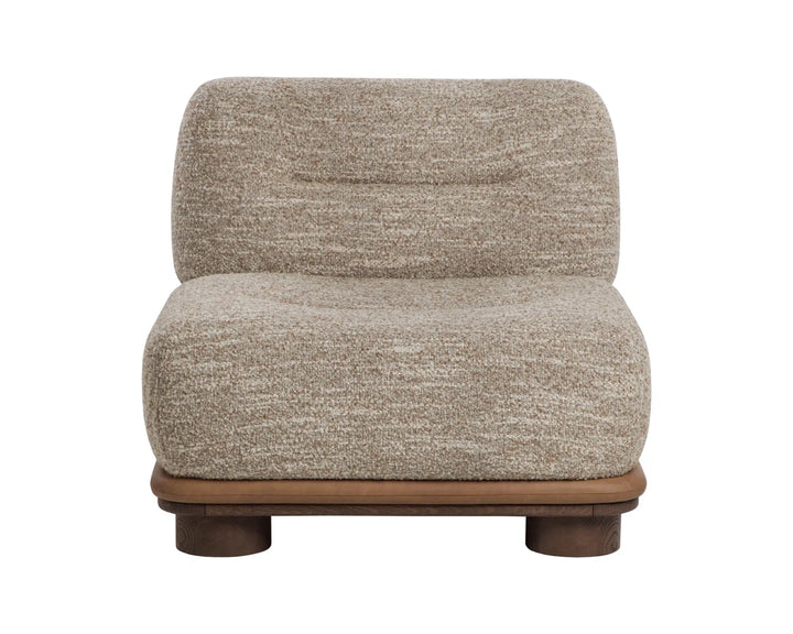 Tomo Lounge Chair - Holden Dusty Greige / Milliken Cognac