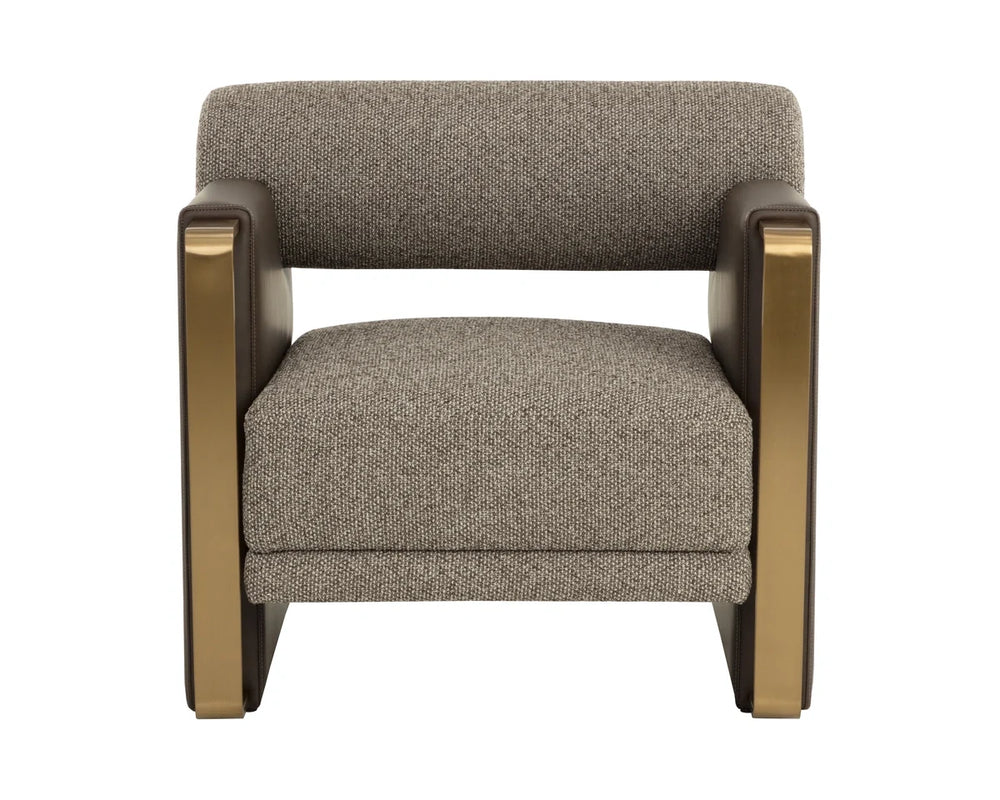 Edgar Lounge Chair - Gellar Earth / Eglinton Espresso