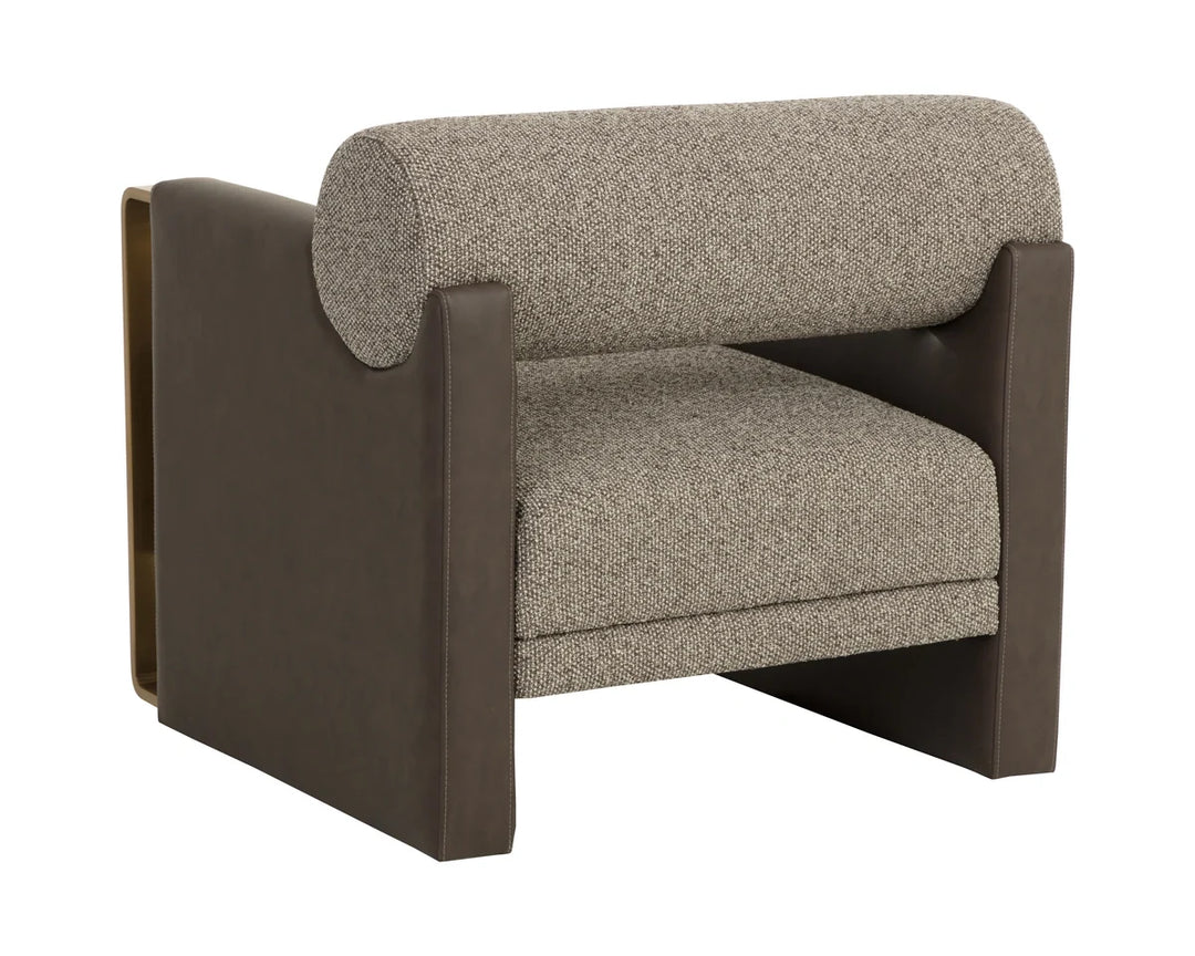 Edgar Lounge Chair - Gellar Earth / Eglinton Espresso