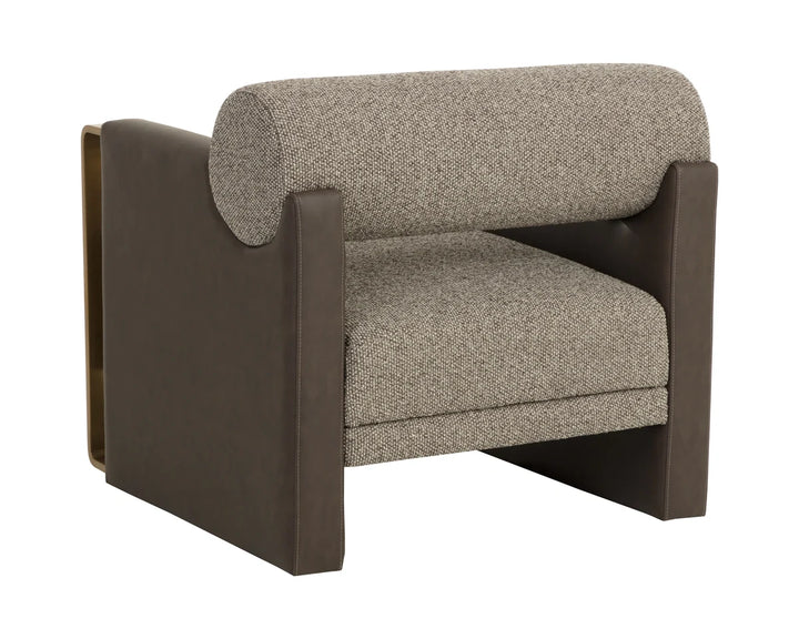 Edgar Lounge Chair - Gellar Earth / Eglinton Espresso