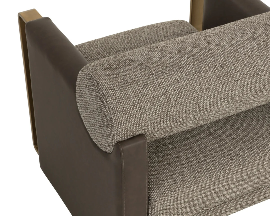 Edgar Lounge Chair - Gellar Earth / Eglinton Espresso