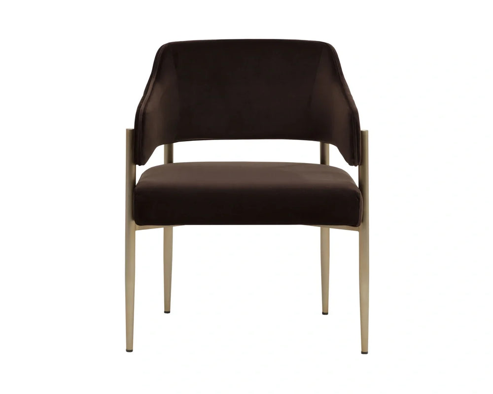 Tova Dining Armchair - Diamond Mink