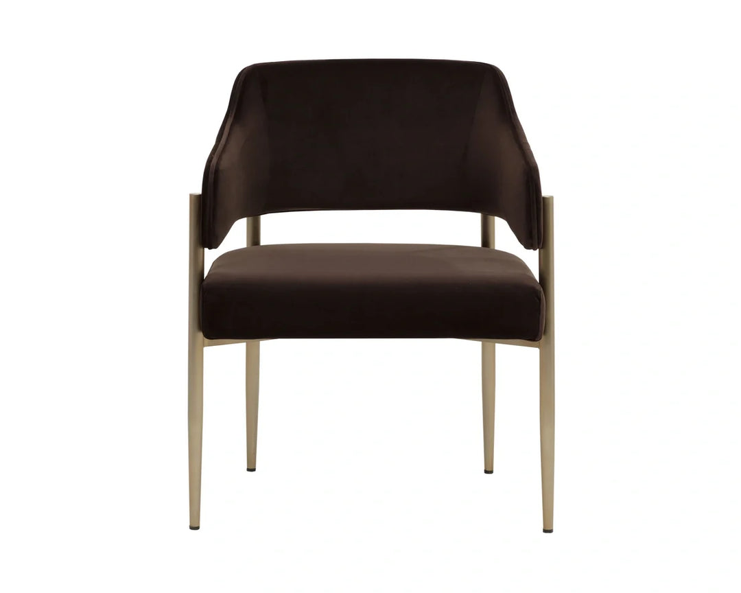 Tova Dining Armchair - Diamond Mink