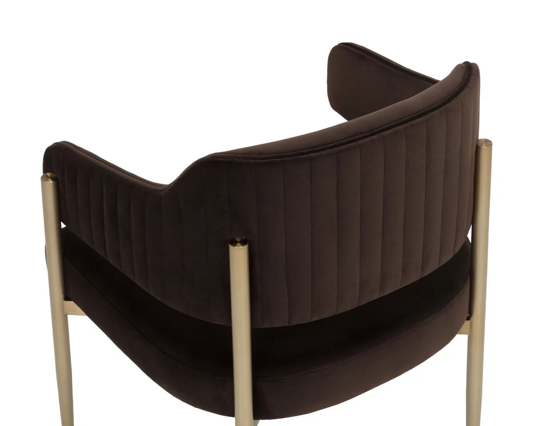 Tova Dining Armchair - Diamond Mink