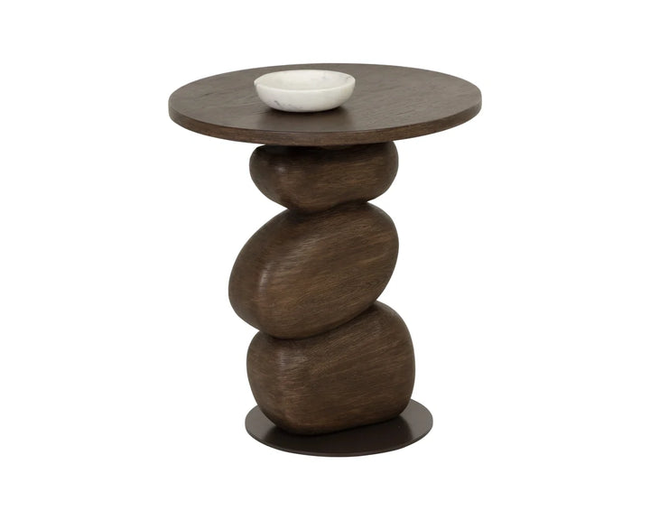 Balio End Table - Wood Look - Brown