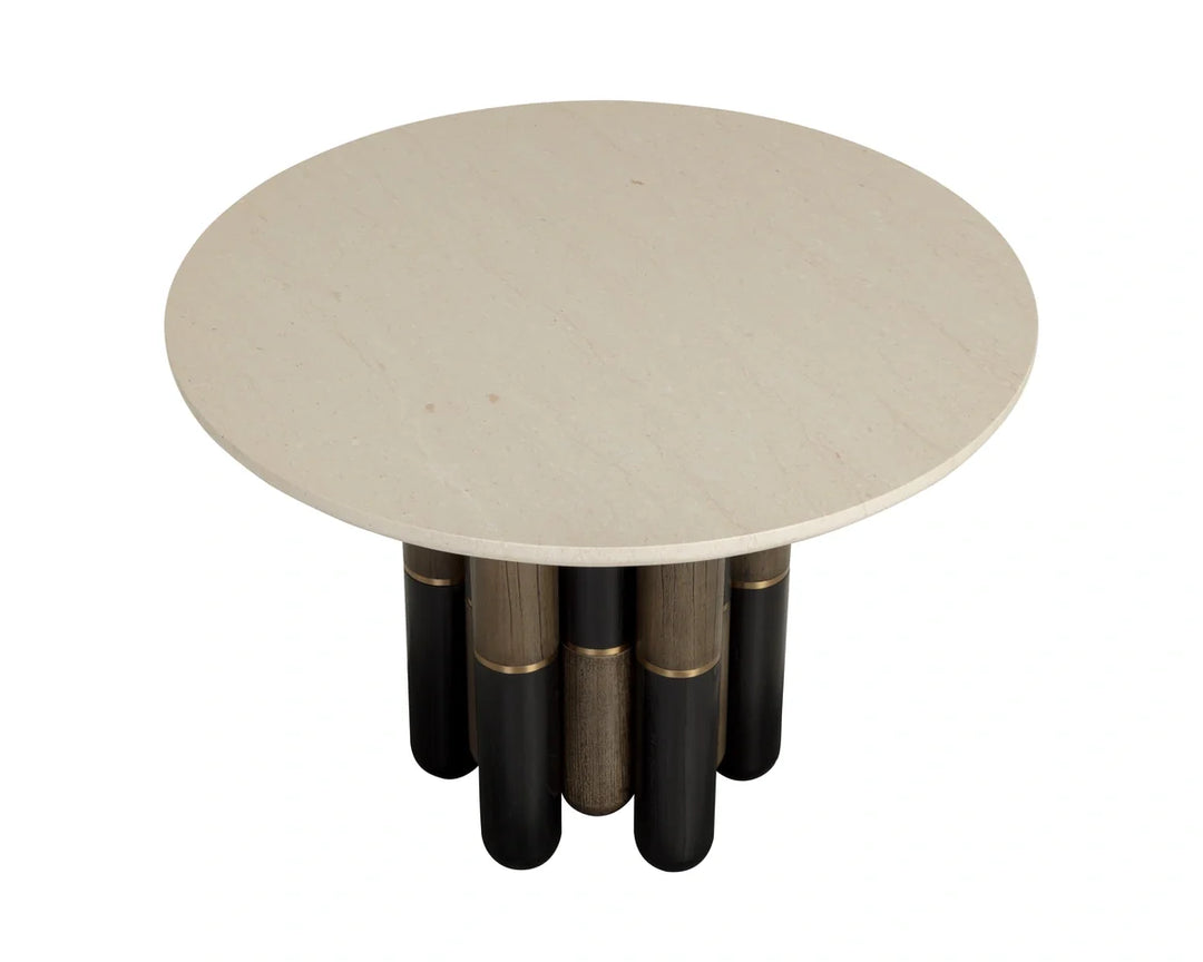 Yanna Bistro Table - Round - Marble - 39.5"