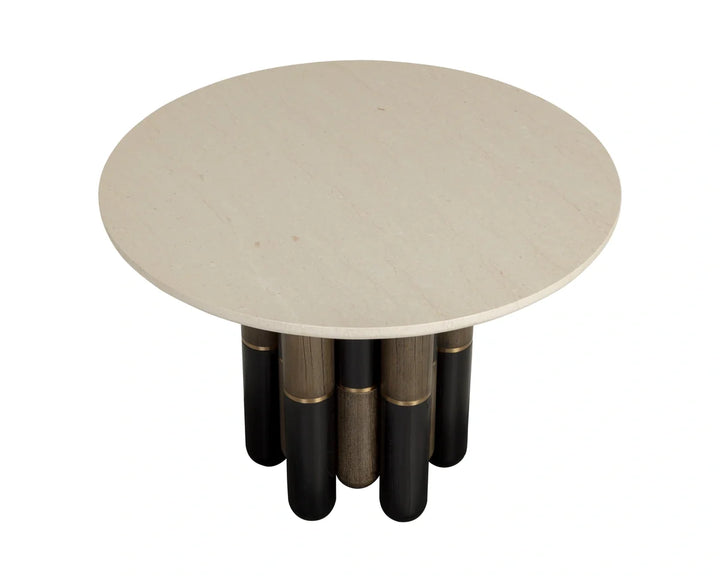 Yanna Bistro Table - Round - Marble - 39.5"