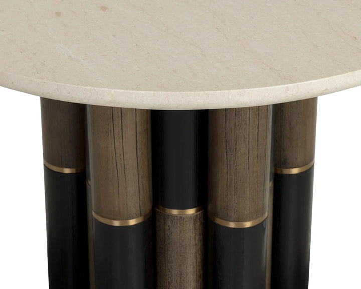 Yanna Bistro Table - Round - Marble - 39.5"