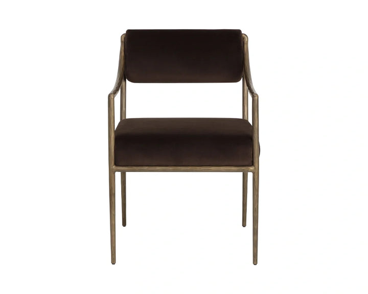 Leticia Dining Armchair - Diamond Mink