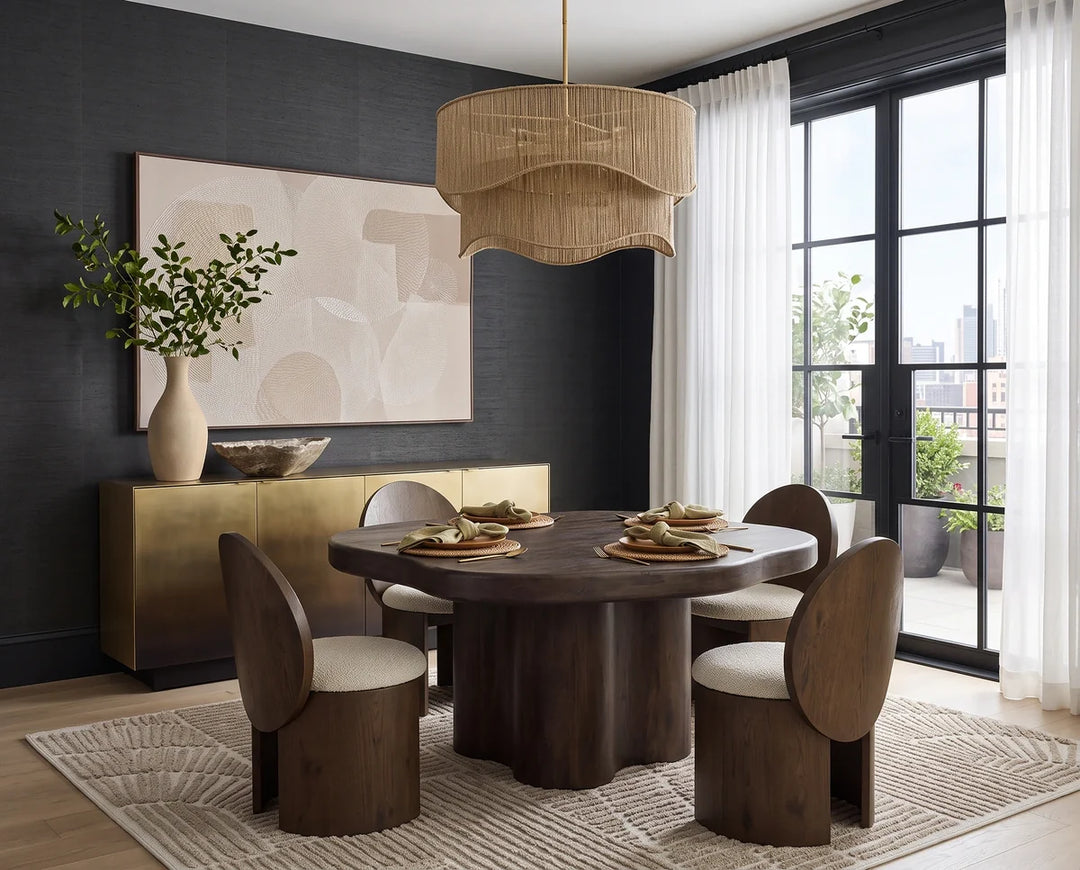 Bellona Dining Table - Heritage Brown - 68.5"