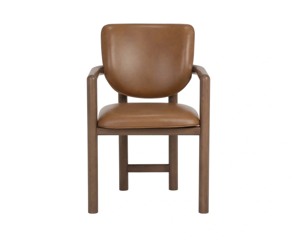 Fremont Dining Armchair - Missouri Cognac Leather