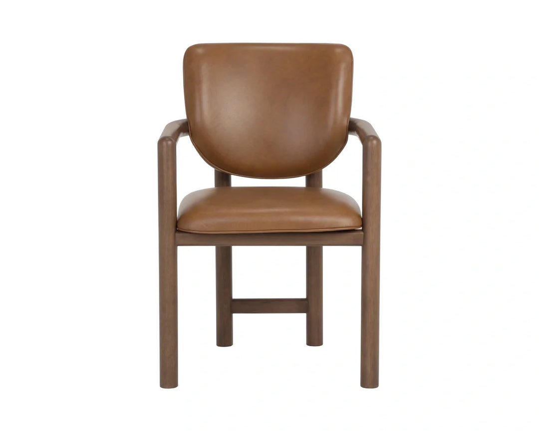Fremont Dining Armchair - Missouri Cognac Leather