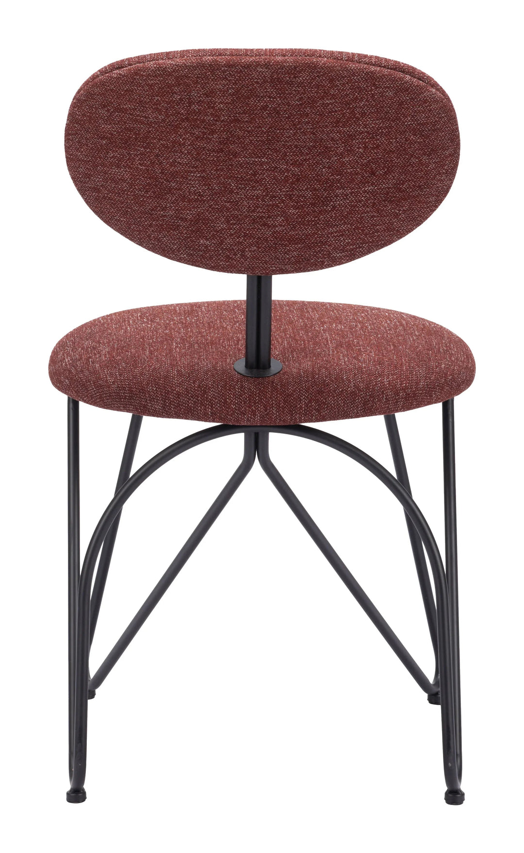 SwayLiving Novi Dining Chair (Set of 2) Maroon Brown DINING CHAIRS