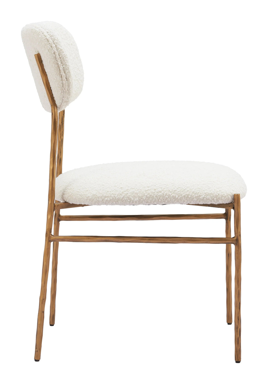SwayLiving Sydhavnen Dining Chair Cream & Gold - Set of 2 DINING CHAIRS