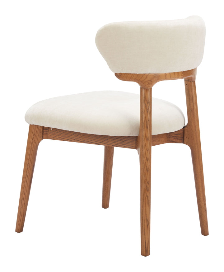 Cedar Dining Chair (Set of 2) White & Walnut