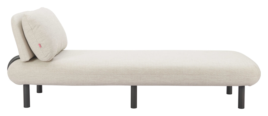 SwayLiving Aperto Chaise Beige ACCENT + LOUNGE CHAIRS