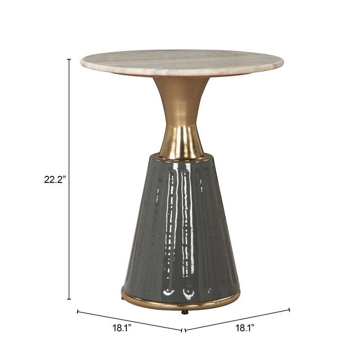 SwayLiving Glasa Side Table Multicolor ACCENT TABLES