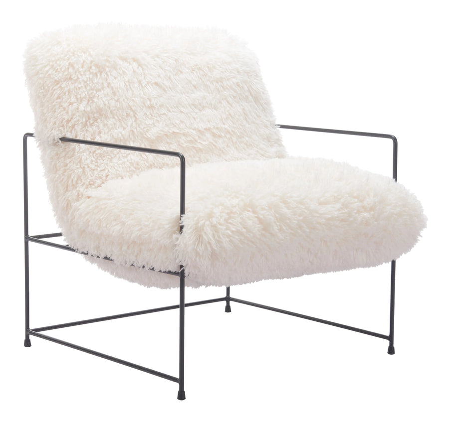 SwayLiving Pelut Accent Chair White ACCENT + LOUNGE CHAIRS