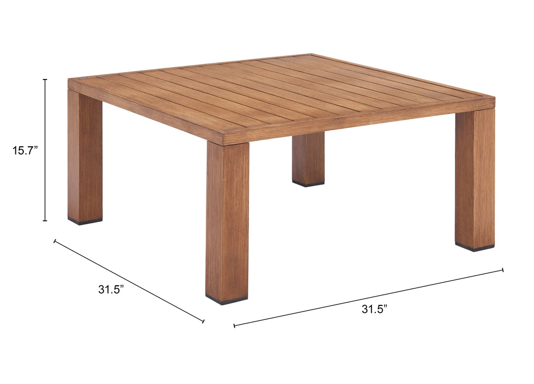 SwayLiving Regels Coffee Table Natural OUTDOOR COFFEE TABLES