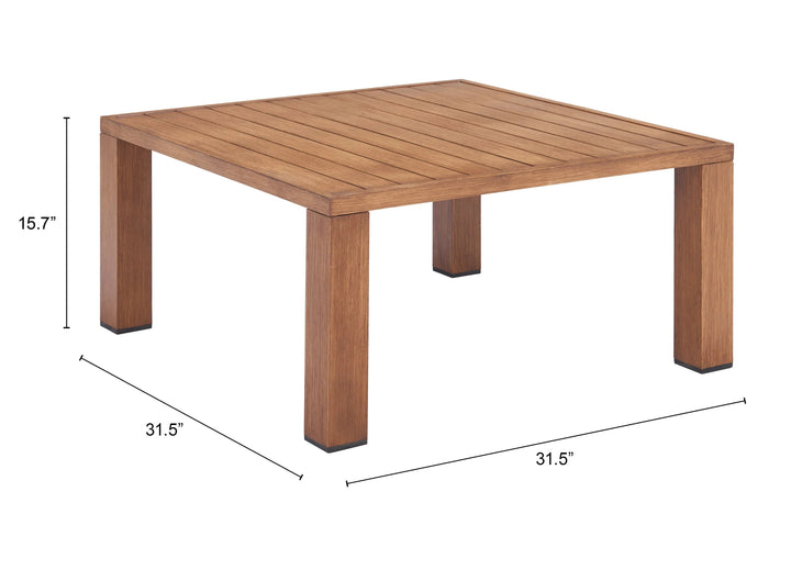 SwayLiving Regels Coffee Table Natural OUTDOOR COFFEE TABLES