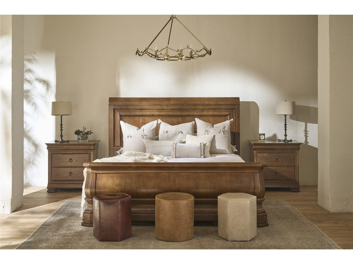 Louie P'S Sleigh Bed Complete