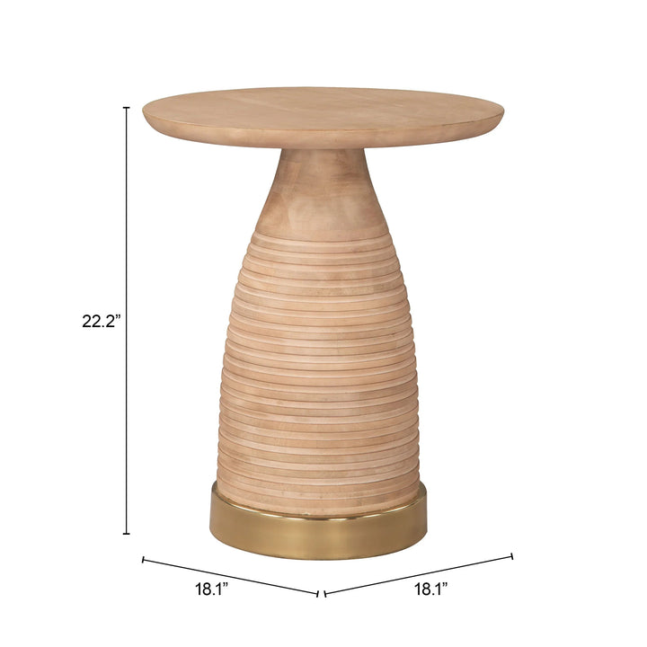SwayLiving Radiant Side Table Natural ACCENT TABLES