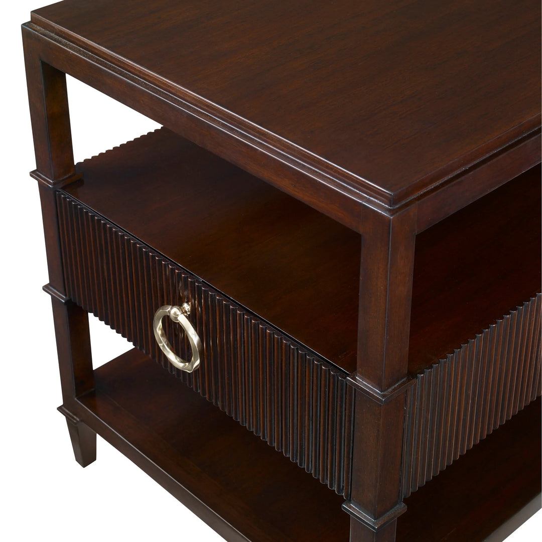 SwayLiving Reeded End Table ACCENT TABLES