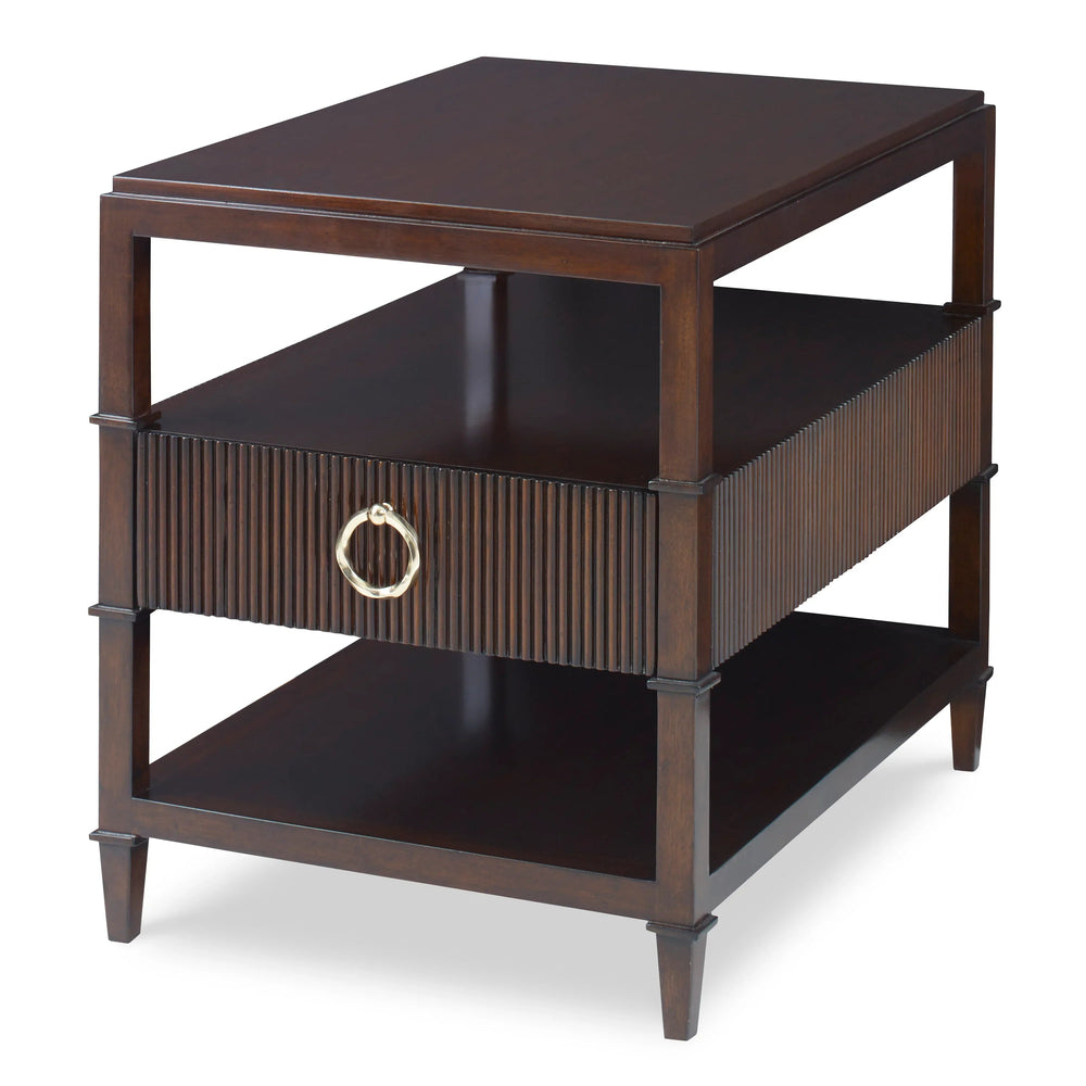 SwayLiving Reeded End Table ACCENT TABLES