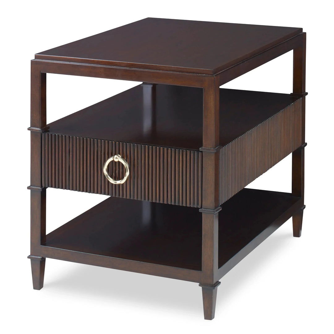SwayLiving Reeded End Table ACCENT TABLES