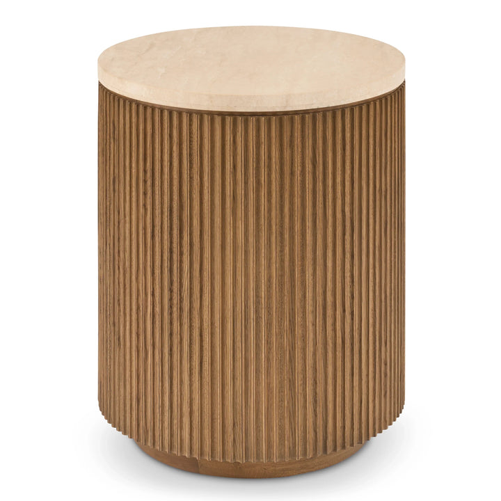 SwayLiving Addison Drum Table ACCENT TABLES
