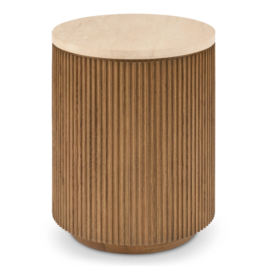 SwayLiving Addison Drum Table ACCENT TABLES