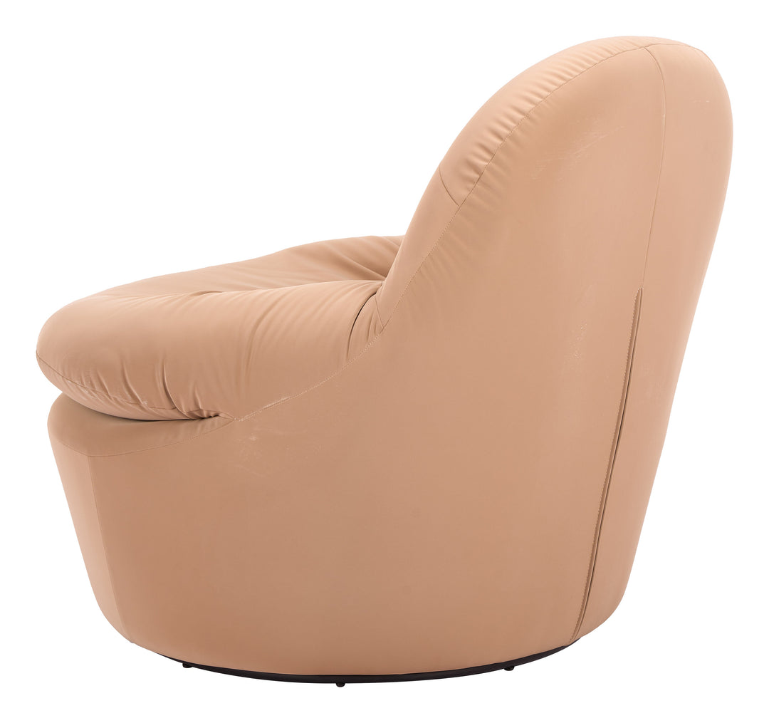 Reva Swivel Chair Tan