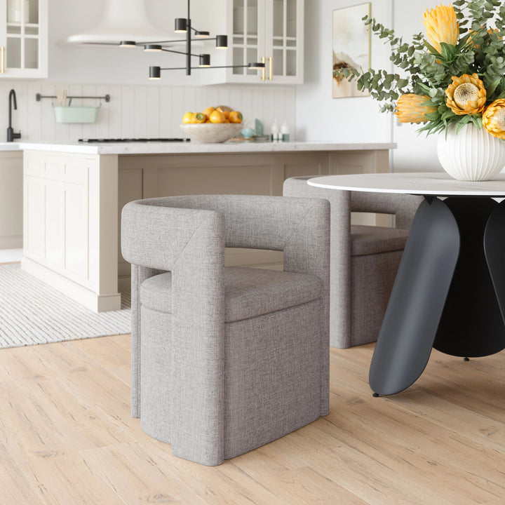 SwayLiving Papua Dining Chair Gray - Set of 2 DINING CHAIRS