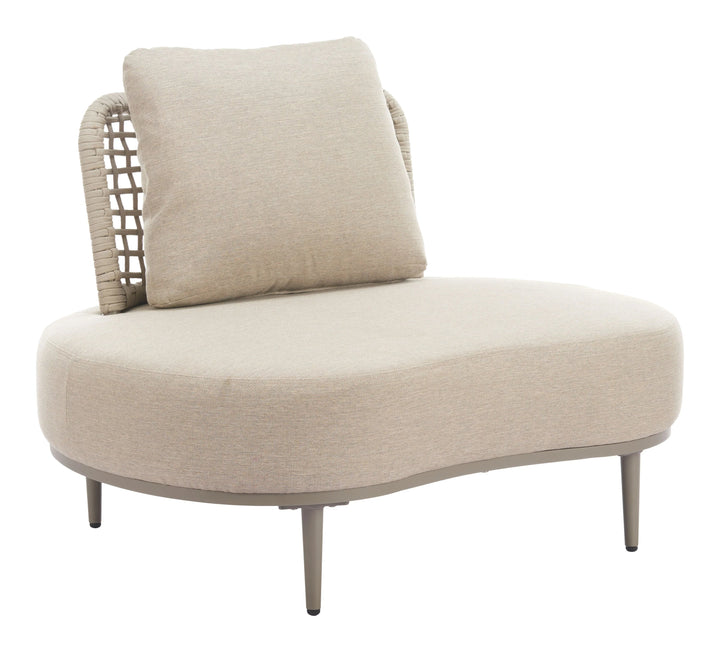 SwayLiving Ruhe Accent Chair Beige OUTDOOR CHAISE LOUNGES