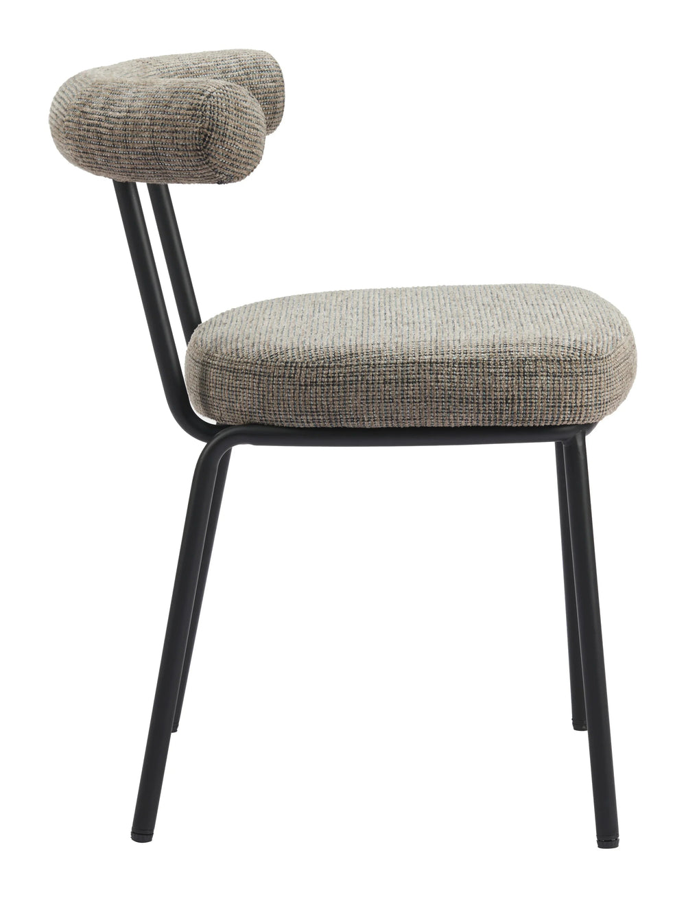 SwayLiving Kede Dining Chair (Set of 2) Green Tweed DINING CHAIRS