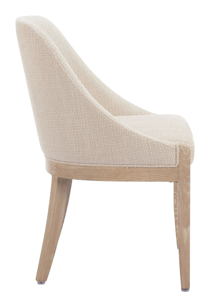 SwayLiving Calmo Dining Chair Beige - Set of 2 DINING CHAIRS