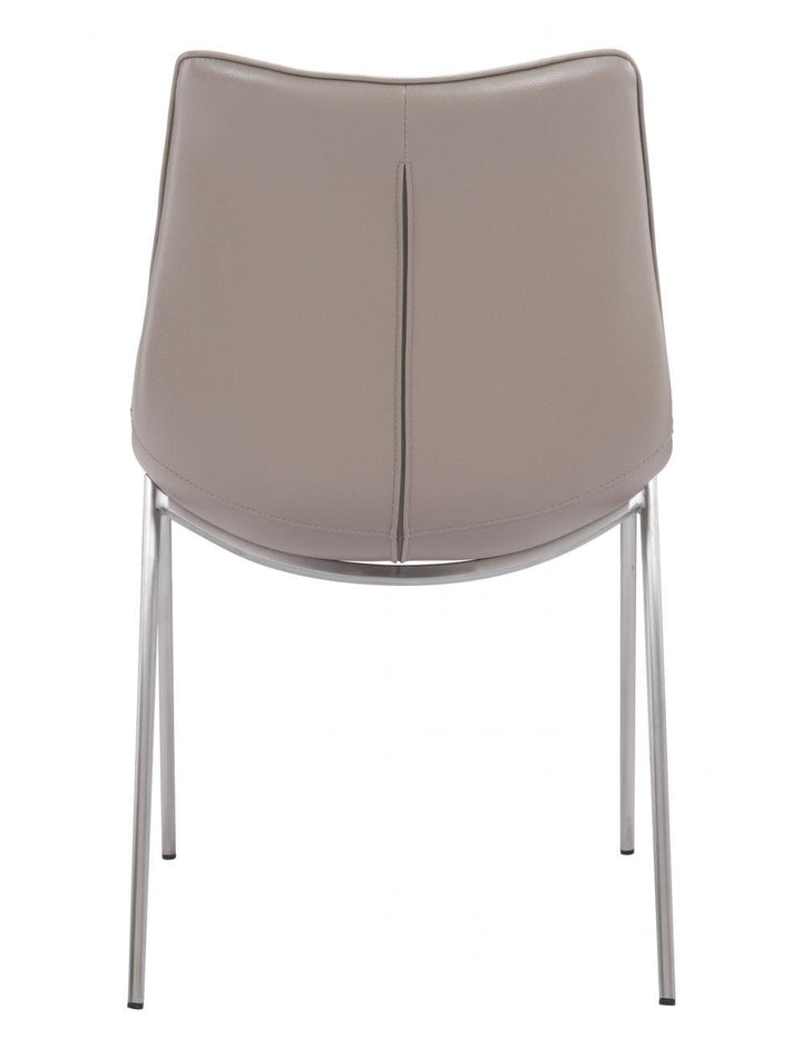 SwayLiving Magnus Dining Chair (Set of 2) Gray & Silver DINING CHAIRS