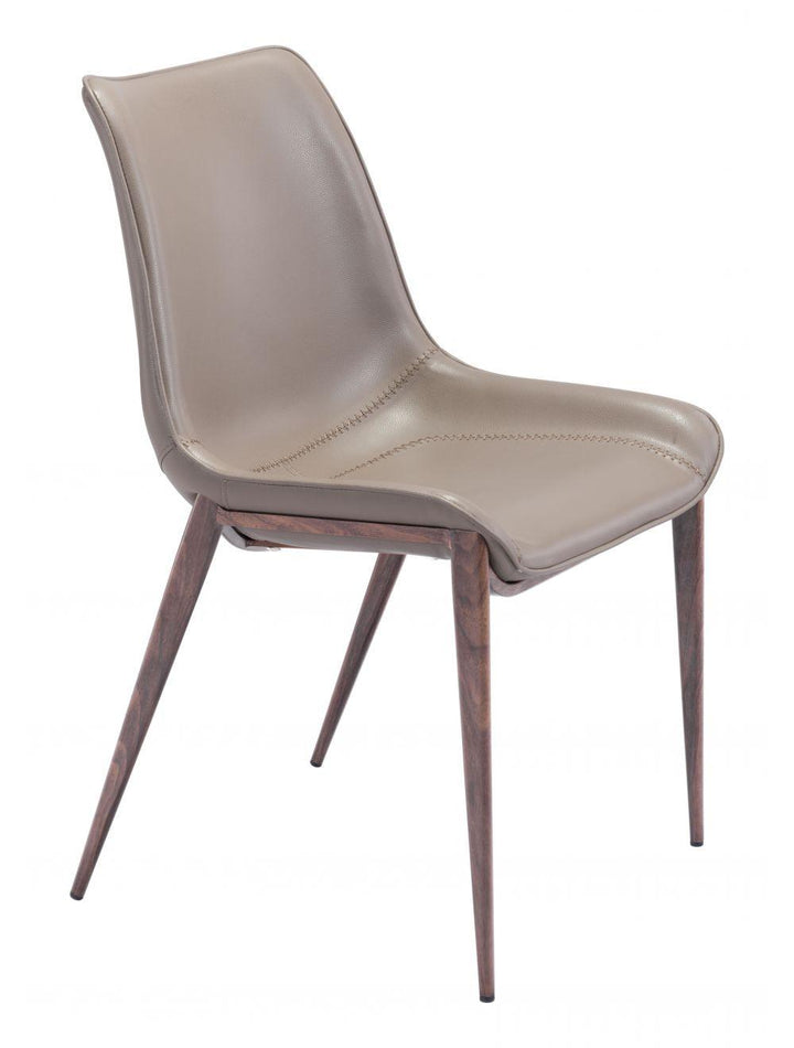 SwayLiving Magnus Dining Chair (Set of 2) Gray & Walnut DINING CHAIRS