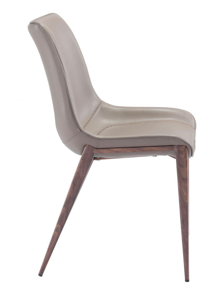 SwayLiving Magnus Dining Chair (Set of 2) Gray & Walnut DINING CHAIRS