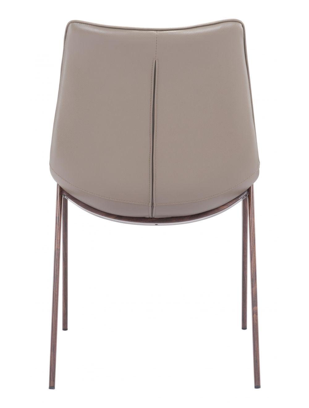 SwayLiving Magnus Dining Chair (Set of 2) Gray & Walnut DINING CHAIRS