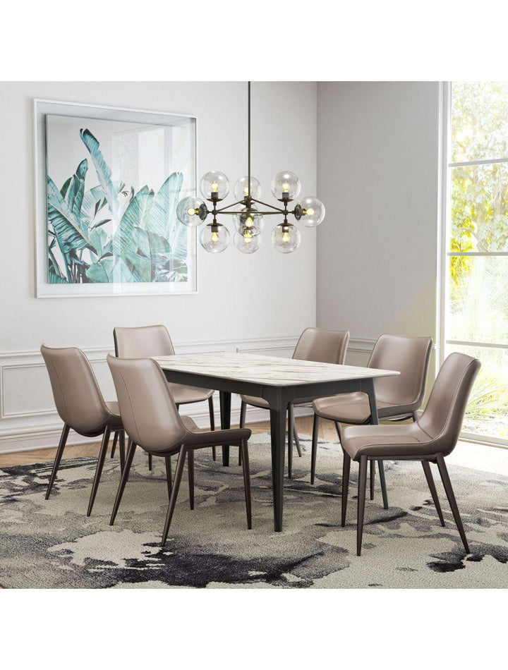 SwayLiving Magnus Dining Chair (Set of 2) Gray & Walnut DINING CHAIRS