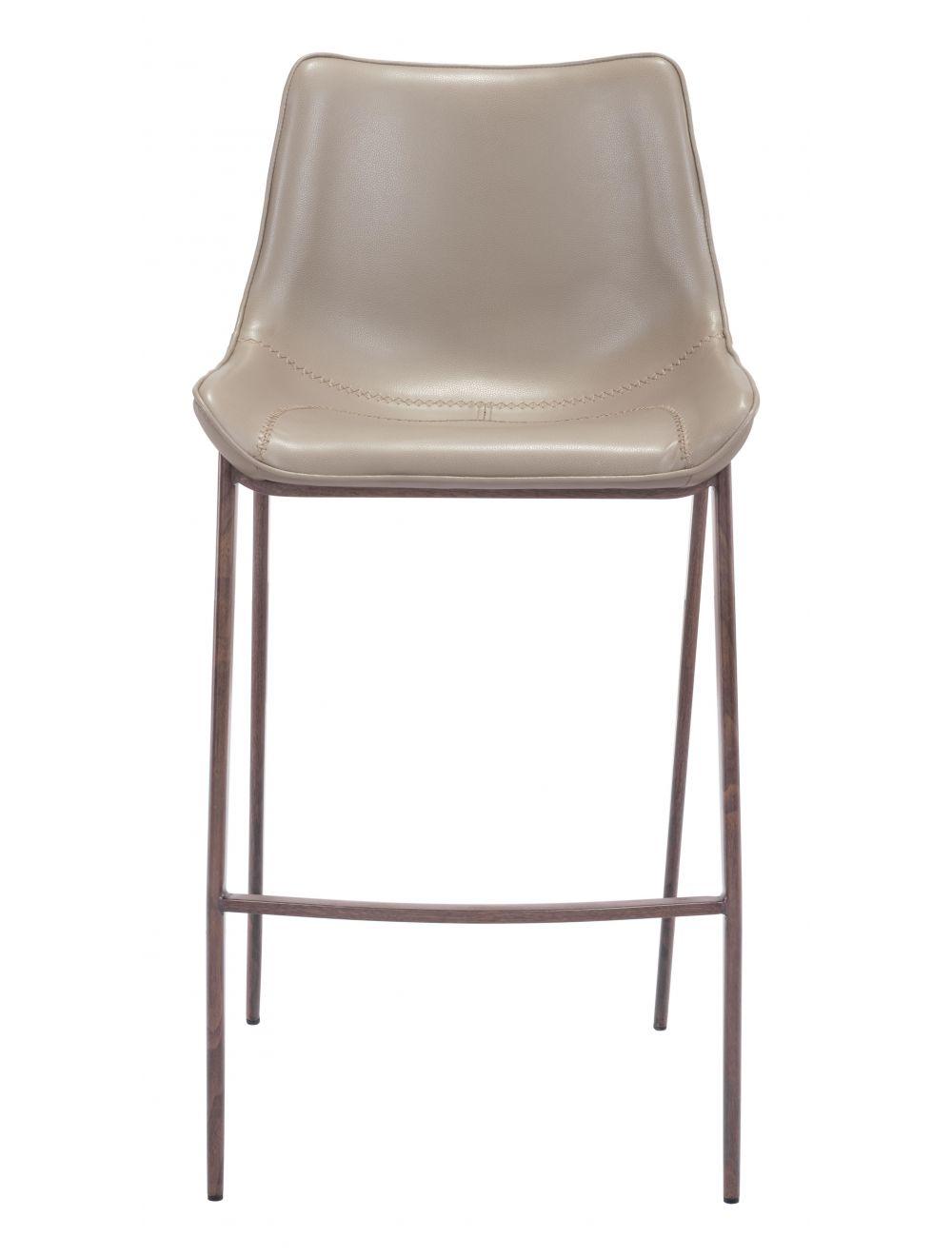 SwayLiving Magnus Bar Chair (Set of 2) Gray & Walnut BAR STOOLS + COUNTER STOOLS