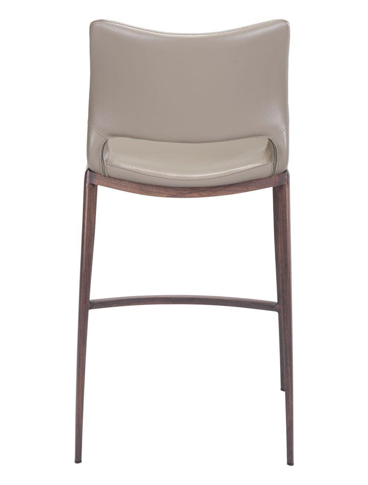SwayLiving Ace Counter Chair (Set of 2) Gray & Walnut BAR STOOLS + COUNTER STOOLS