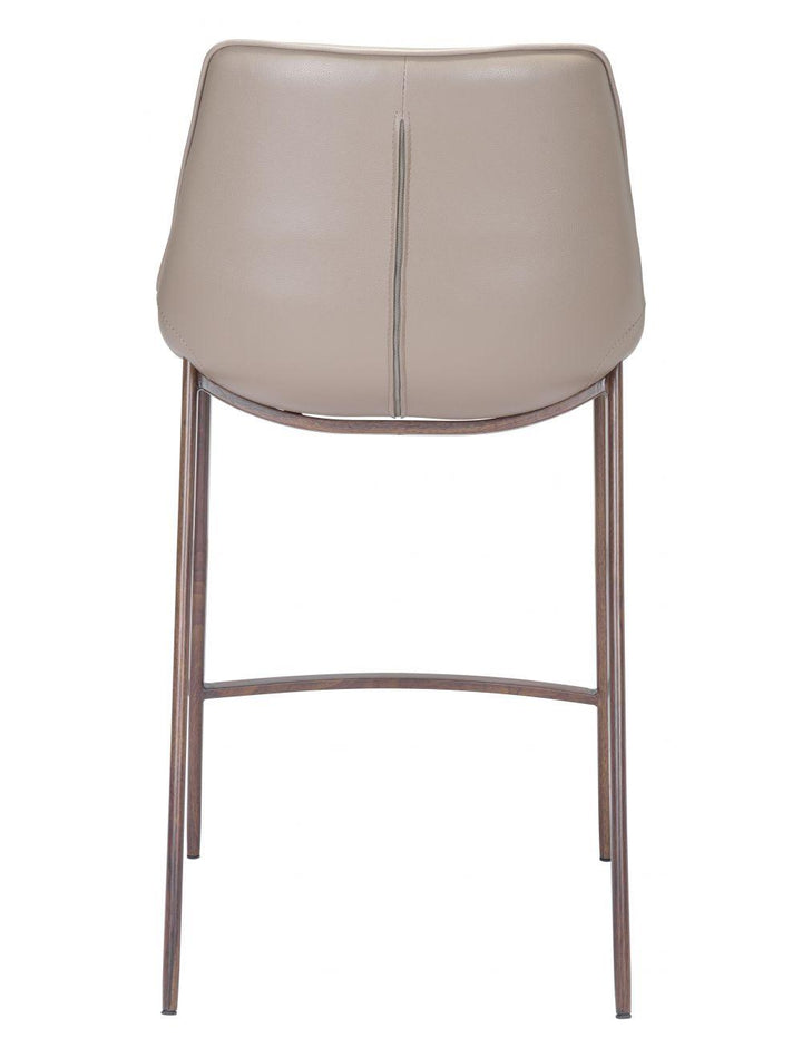 SwayLiving Magnus Counter Chair (Set of 2) Gray & Walnut BAR STOOLS + COUNTER STOOLS