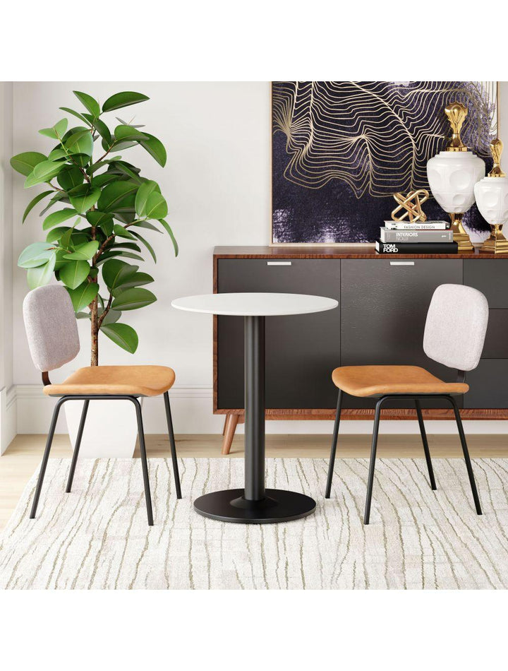 SwayLiving Alto Bistro Table White & Black DINING TABLES