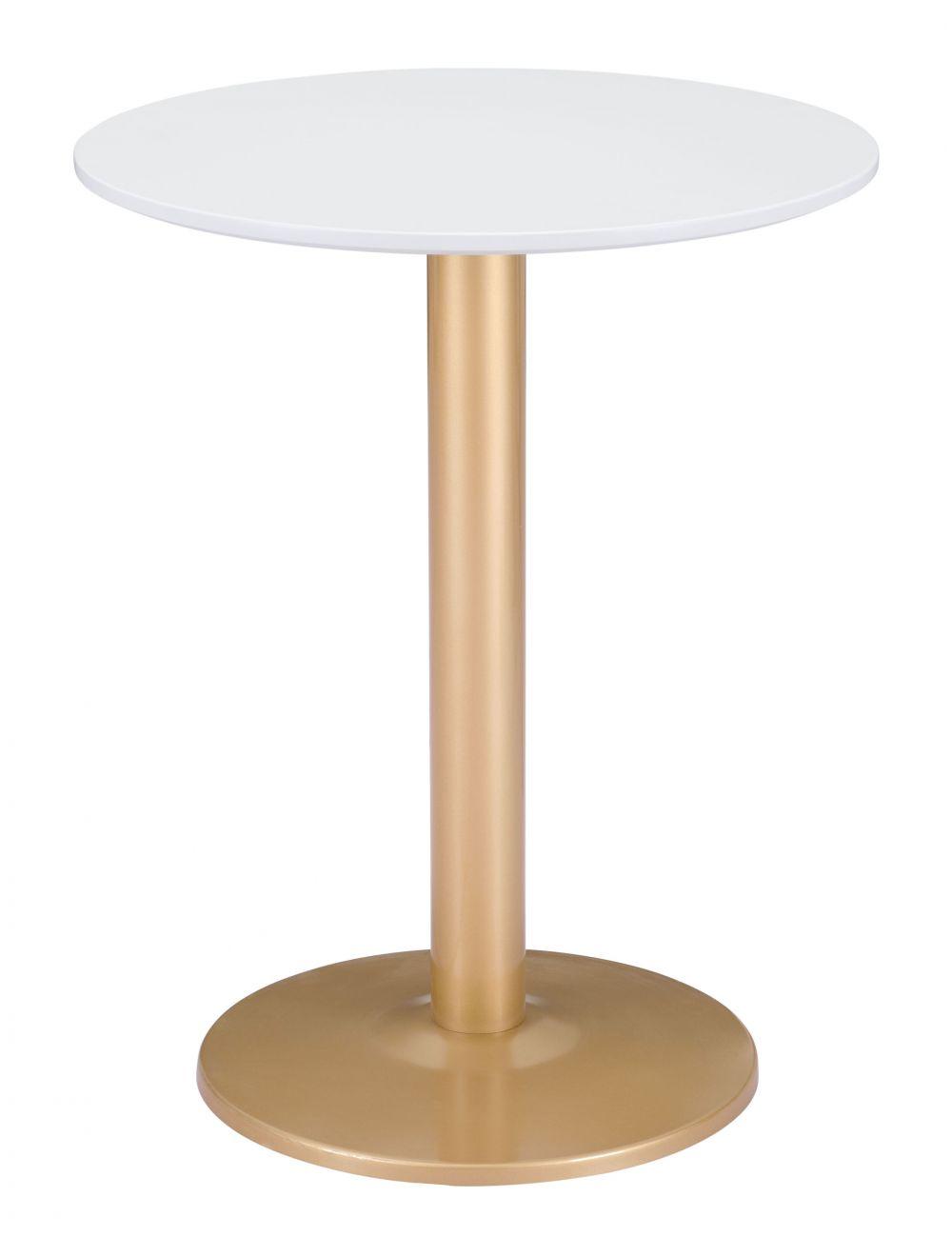 SwayLiving Alto Bistro Table White & Gold DINING TABLES