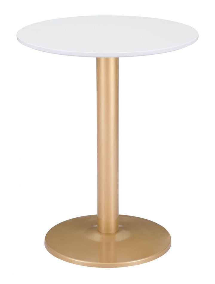 SwayLiving Alto Bistro Table White & Gold DINING TABLES