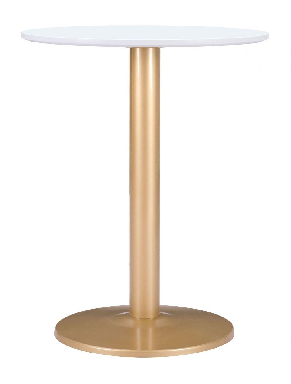 SwayLiving Alto Bistro Table White & Gold DINING TABLES